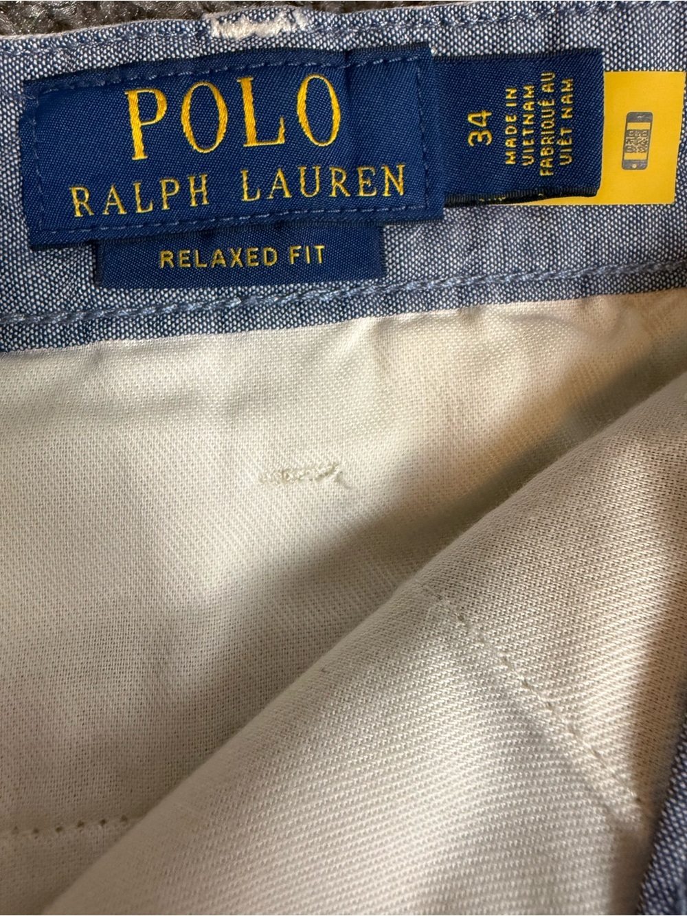 Polo by Ralph Lauren Relaxed Fit Men’s Shorts in Cream